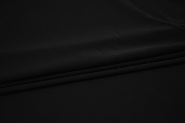 Плательная черная ткань W-126275