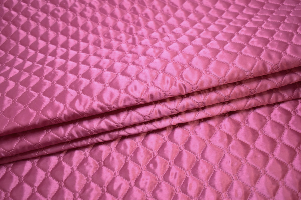 Подкладка стеганая розовая иза W-130206