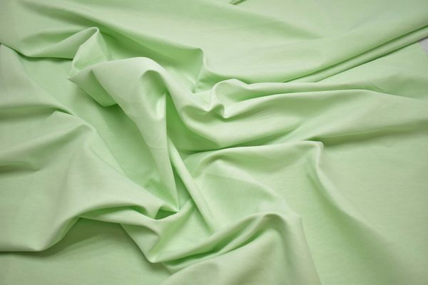 Костюмная зеленая ткань W-130118