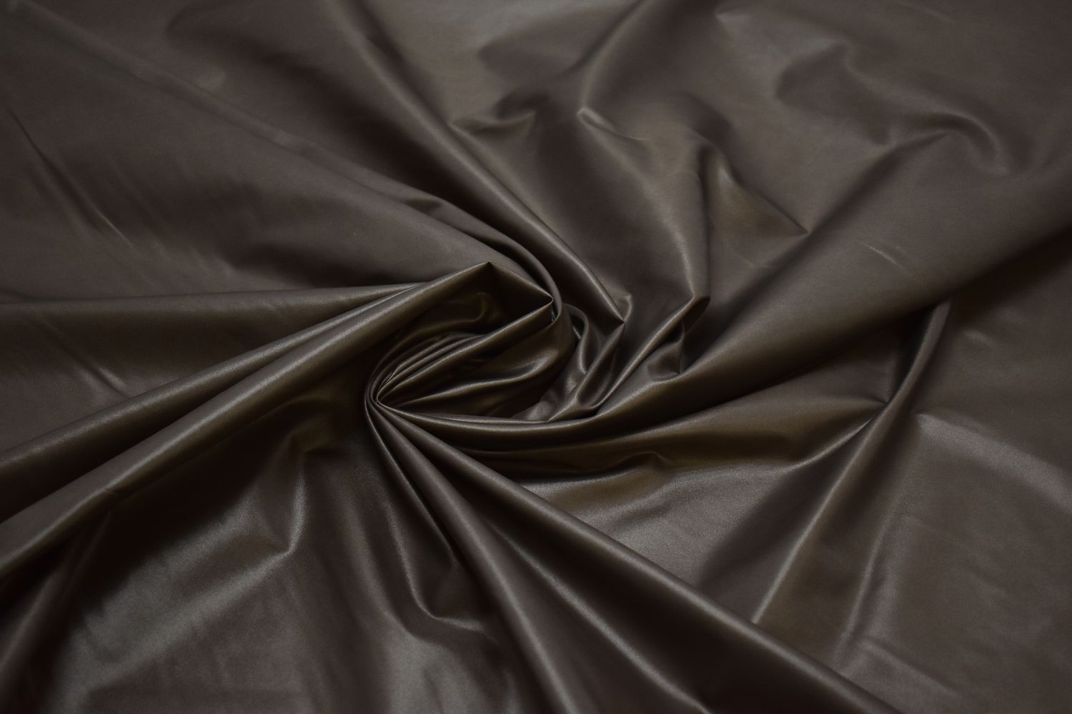 Курточная коричневая ткань W-128661