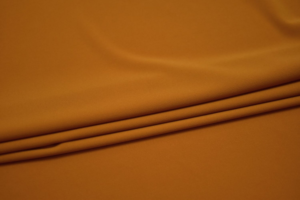 Плательная оранжевая ткань W-131278
