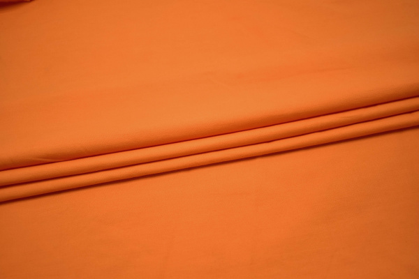 Костюмная оранжевая ткань W-130125