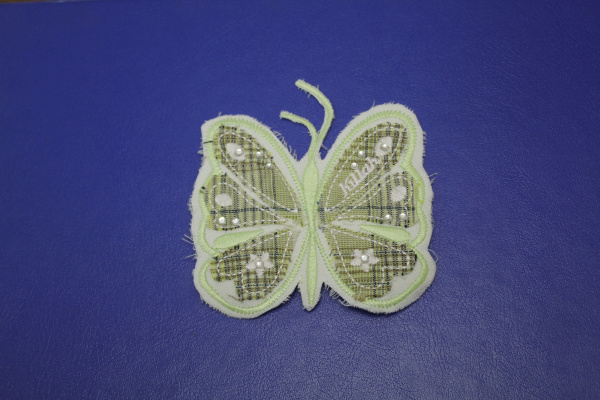 Нашивка с вышивкой Бабочка W-133985
