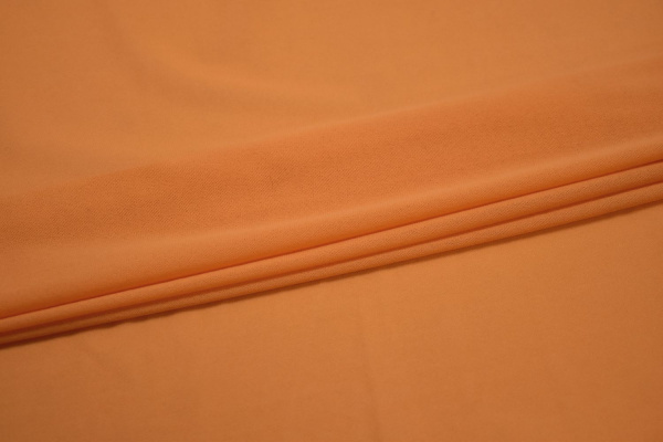 Сетка-стрейч оранжевого цвета W-125665