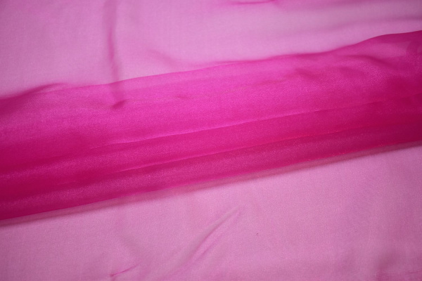 Органза розового цвета W-126932