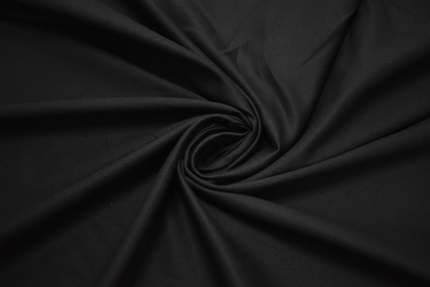 Костюмная черная ткань W-128859