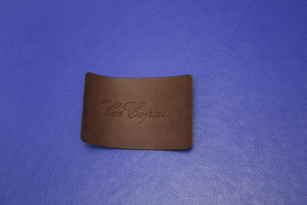 Нашивка патч коричневая с надписью Les Copains W-133283