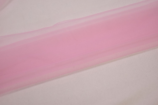 Сетка мягкая розового цвета W-124853