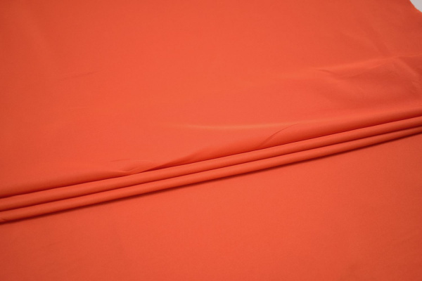 Плательная оранжевая ткань W-128559