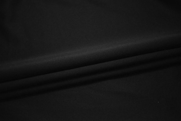 Трикотаж черный W-127154