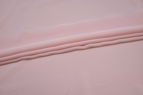Плательный креп розовый W-127259