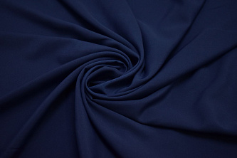 Плательная синяя ткань W-126759