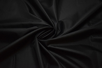 Курточная ткань черная геометрия W-130770