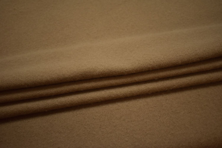 Пальтовая бежевая ткань из шерсти W-127055
