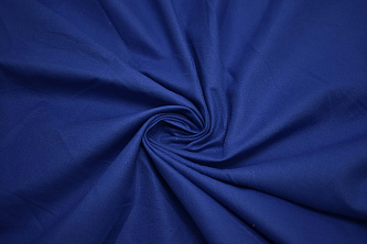 Костюмная синяя ткань W-125154