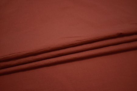 Рубашечная терракотовая ткань W-131395