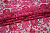 Кружево розовое цветы и листья W-129858
