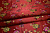 Китайский бордовый цветочный узор W-132294