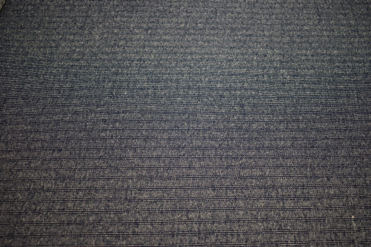 Трикотаж синий в полоску W-126071