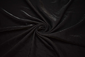 Костюмная черная ткань W-129562