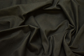 Костюмная цвета хаки ткань W-127068