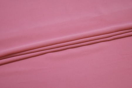 Плательный креп розовый W-130437