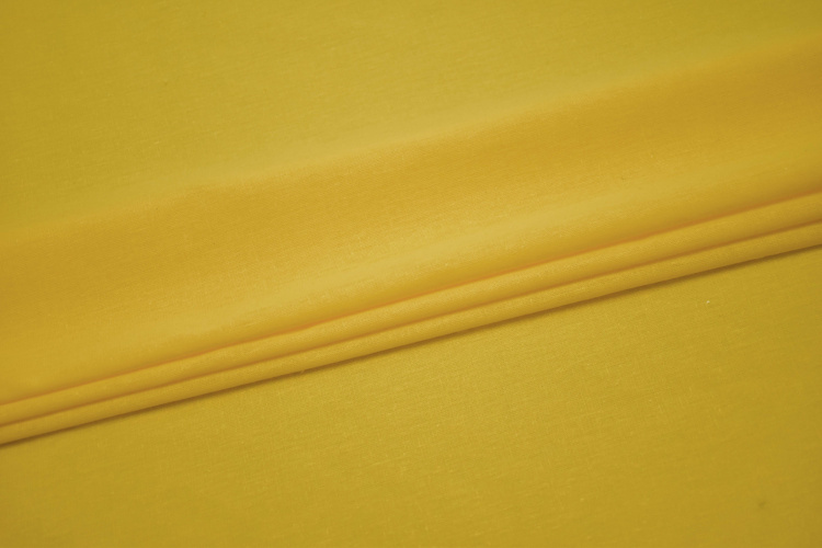 Костюмная желтая ткань W-125534