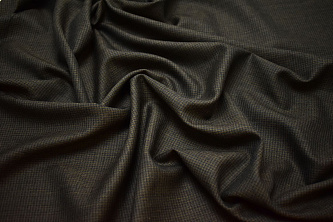 Костюмная серо-коричневая ткань W-132344