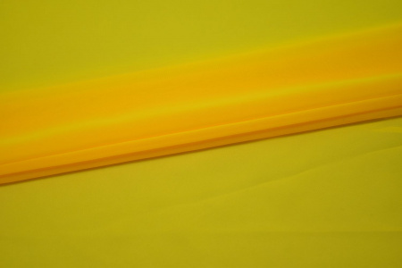 Шифон однотонный желтый японский W-130813