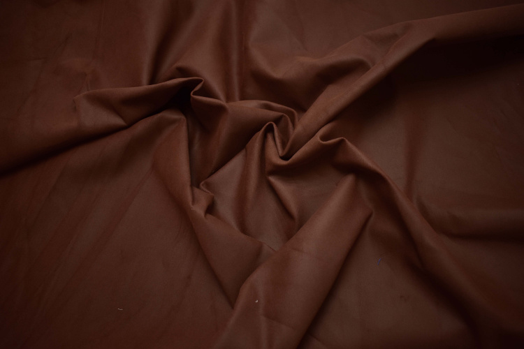 Костюмная коричневая ткань W-133786