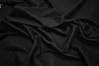 Костюмная черная ткань W-128864