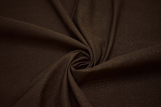 Костюмная коричневая ткань W-127313