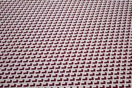Рубашечная белая бордовая ткань геометрия W-133083