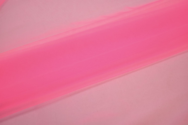 Сетка мягкая розового цвета W-124852