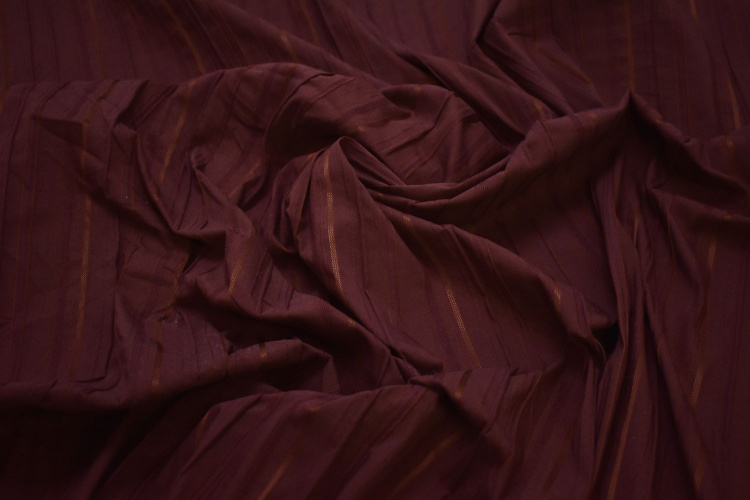 Рубашечная бордовая ткань W-132580