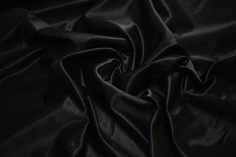 Костюмная черная ткань W-128835