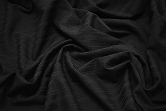Костюмная темно-серая ткань полоска W-132805