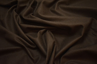Костюмная коричневая ткань W-131093