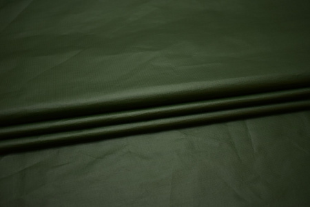 Курточная зеленая ткань W-130046