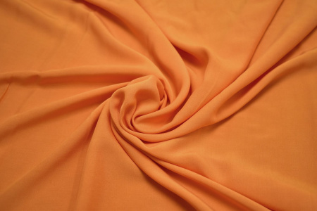 Штапель оранжевого цвета W-126789