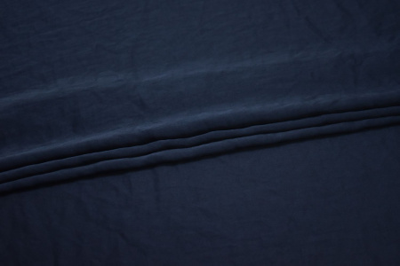 Плательная синяя ткань W-126795
