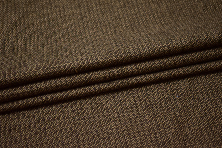 Костюмная коричневая ткань W-131083