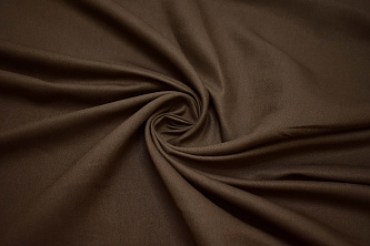 Костюмная коричневая ткань W-133315
