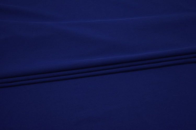 Плательная синяя ткань W-129974
