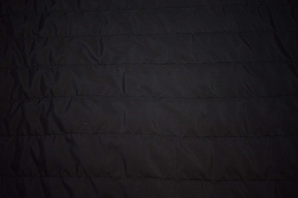 Курточная стеганая черная иза W-129768