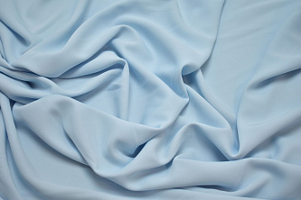 Плательная голубая ткань W-127718