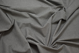 Рубашечная черная белая ткань W-132964