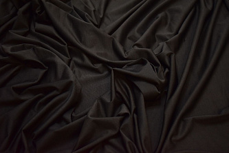 Сетка-стрейч темно-коричневого цвета W-131403