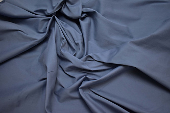 Костюмная голубая ткань с эластаном W-130633