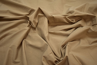 Рубашечная бежевая ткань W-129996